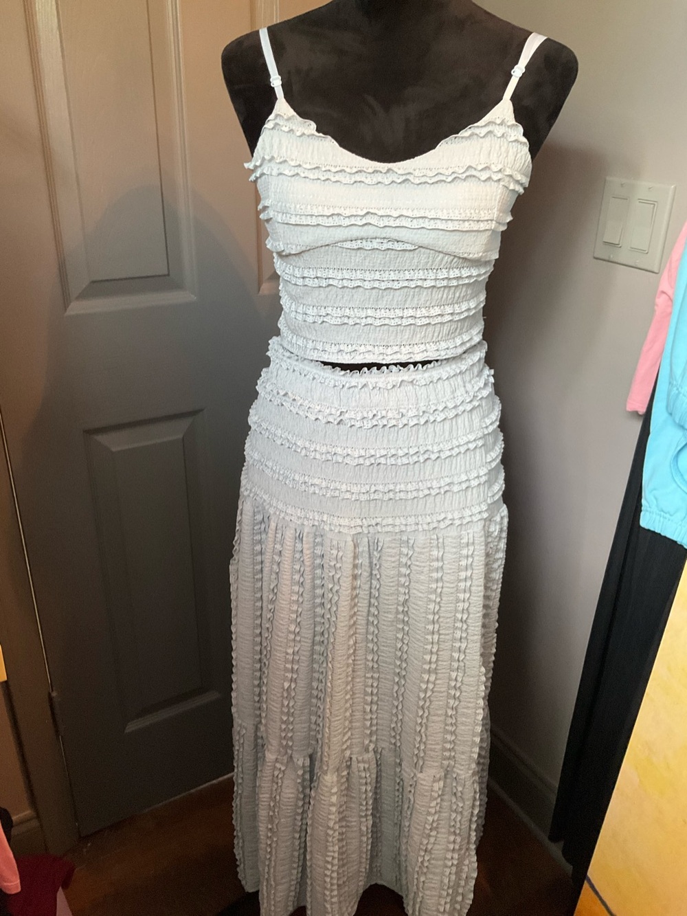 Viya FuShi Boutique 2 piece set in light blue